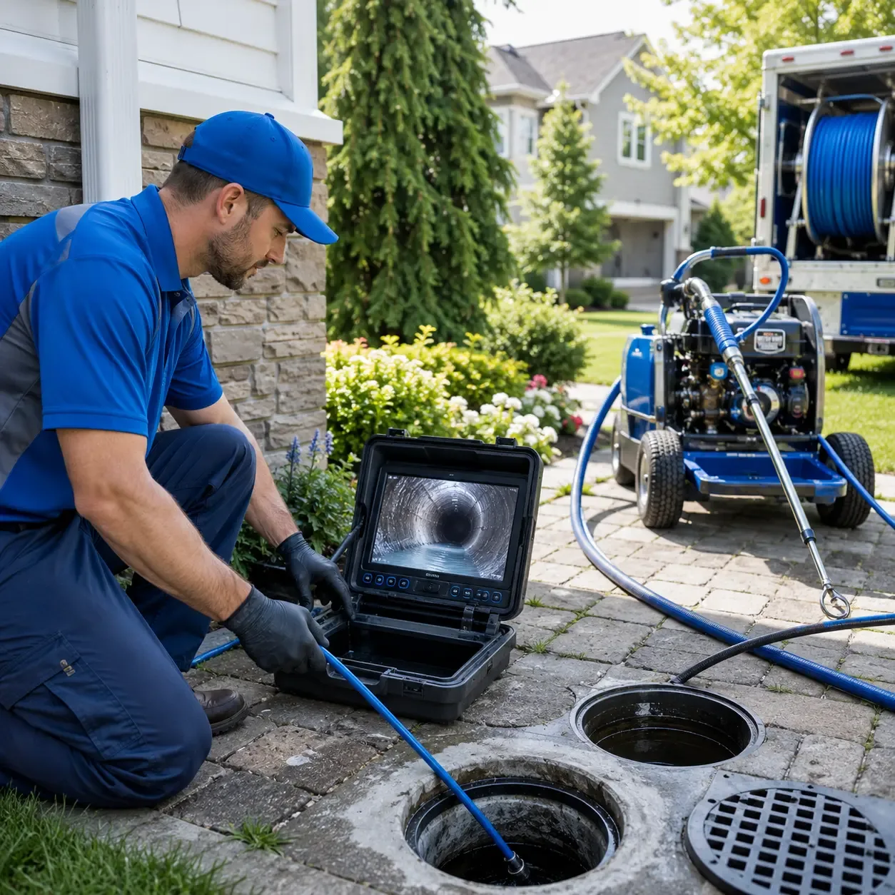Outdoor drain cleaning professionals serving Oswego, IL