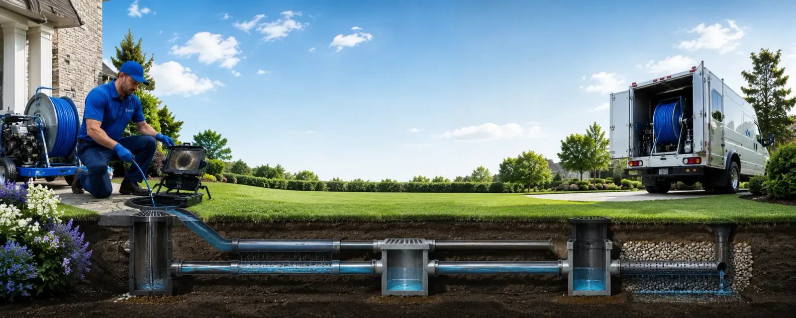 Outdoor drain cleaning information for Oswego, IL
